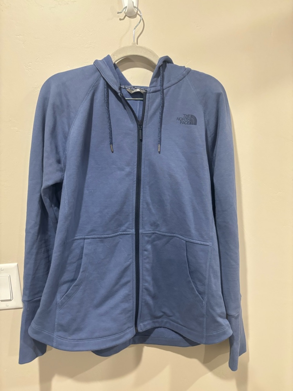 The North Face Dusty Blue Zip-Up Hoodie